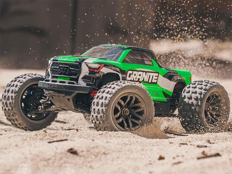 Arrma Granite Grom 4WD 1/18 RTR Truck RC vert ARA2102T3 - Breizh Modélisme.
