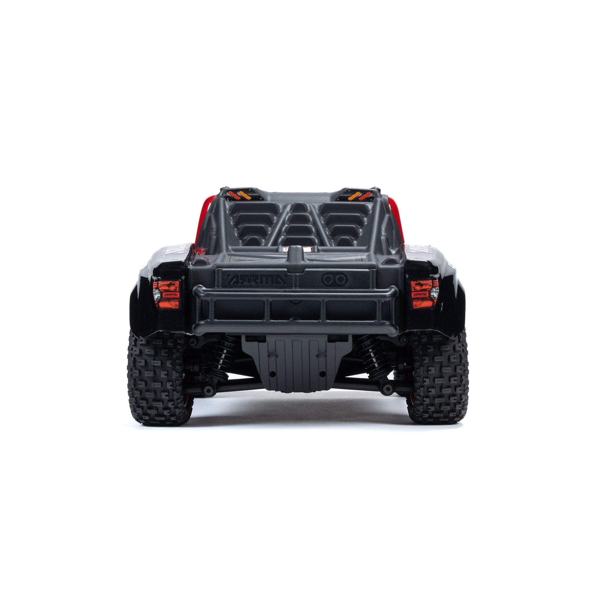 Arrma Mojave Grom Mega 1/16 380 4X4 Small Scale Desert Truck RTR rouge/noir - Breizh Modélisme.