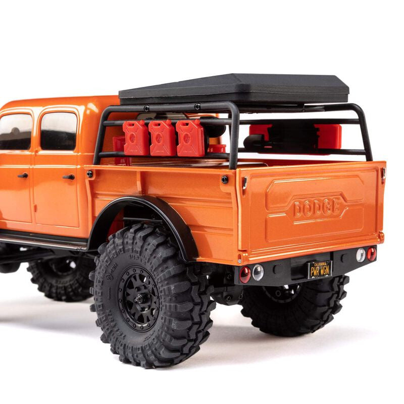 Crawler Axial SCX24 Dodge Power Wagon 1/24 Scale 4WD RTR orange - Breizh Modélisme.
