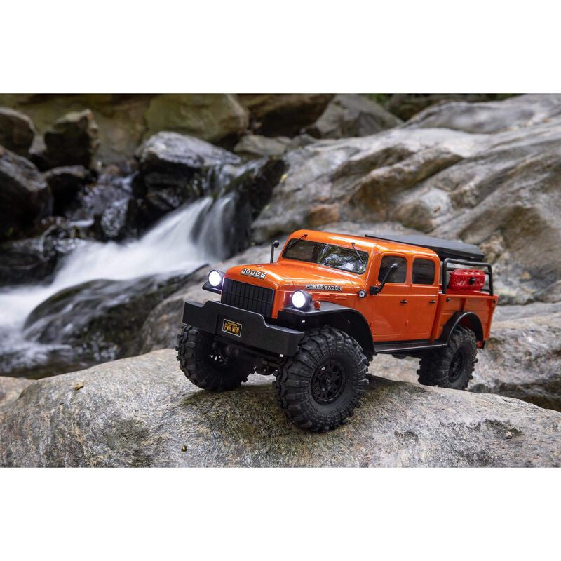 Crawler Axial SCX24 Dodge Power Wagon 1/24 Scale 4WD RTR orange - Breizh Modélisme.