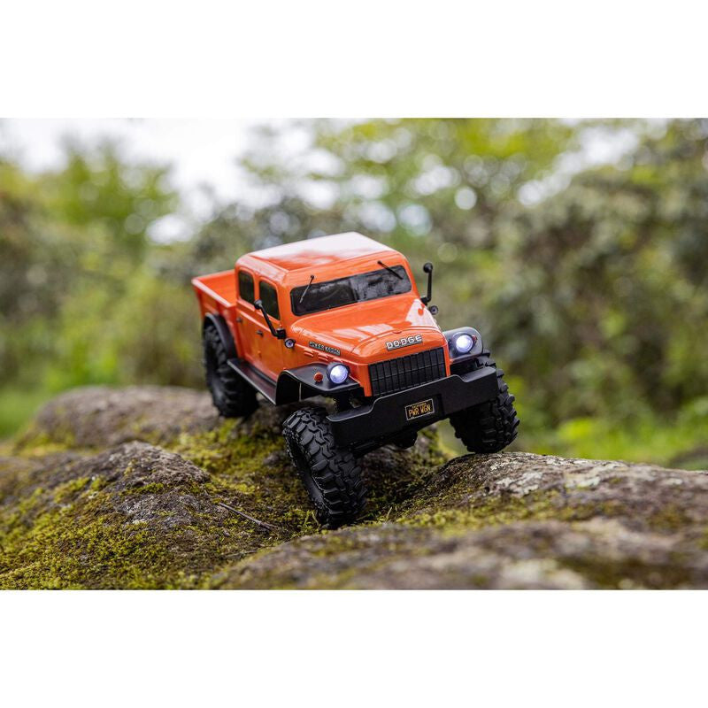 Crawler Axial SCX24 Dodge Power Wagon 1/24 Scale 4WD RTR orange - Breizh Modélisme.
