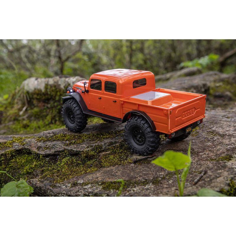 Crawler Axial SCX24 Dodge Power Wagon 1/24 Scale 4WD RTR orange - Breizh Modélisme.