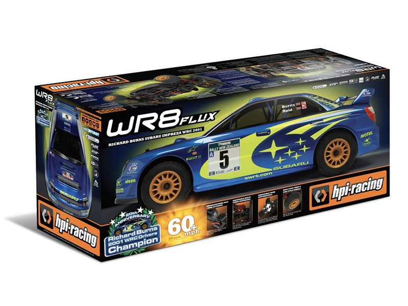 HPI WR8 Flux 2001 WRC Subaru Impreza 160943 - Breizh Modélisme.