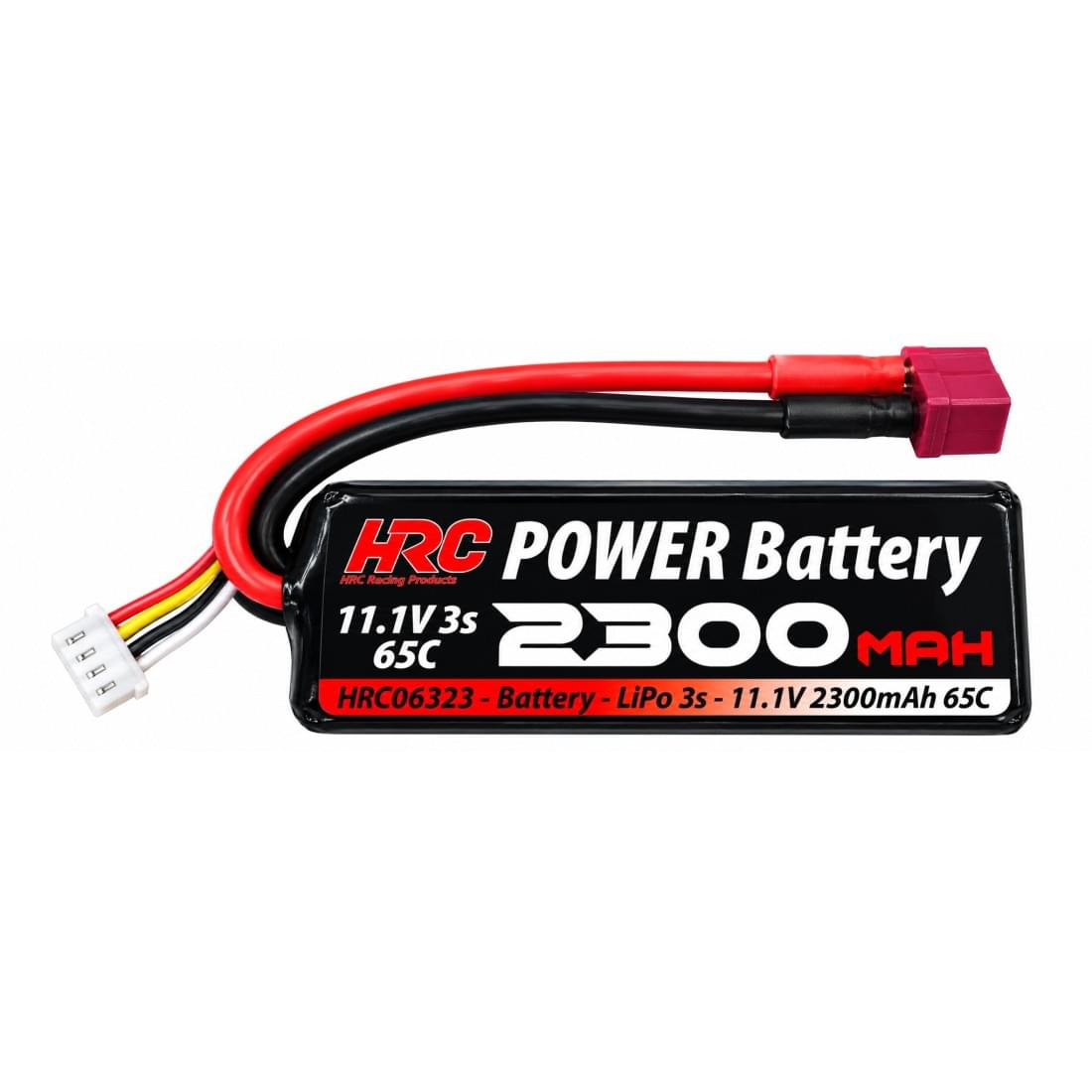 Batterie LiPo 3S 11.1V 2300mAh 65C (90x35x26mm) XT60 - Breizh Modélisme.