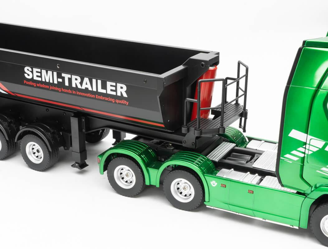 Remorque noir Huina pour Scania 1501 - CY1509