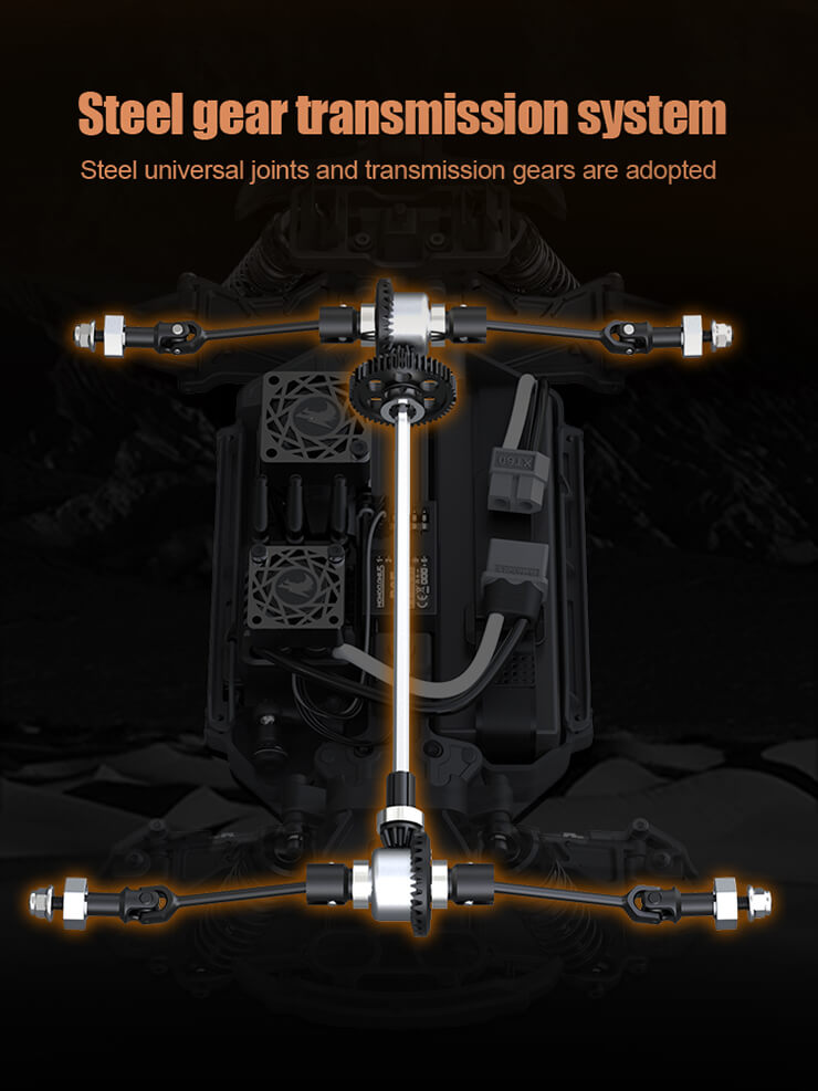 Udi RC Snowclaw Monster Truck 1/16 Brushless RTR Pro Plus 1610S - Breizh Modélisme.