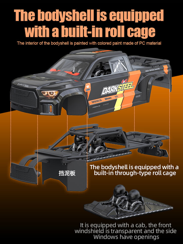 Udi RC Snowclaw Monster Truck 1/16 Brushless RTR Pro Plus 1610S - Breizh Modélisme.