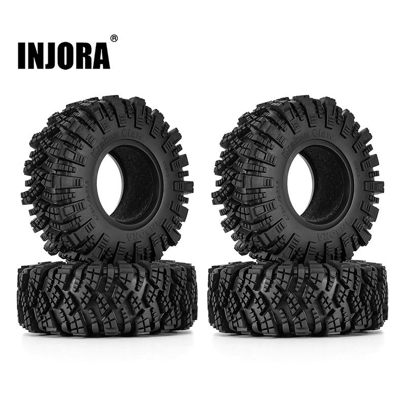 4 Pneus INJORA S3 Kraken Claw 1,9 4,19" OD M/T (4) (106*38mm) - YQT-1913"