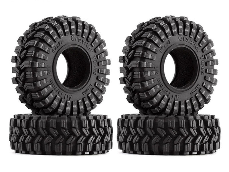Injora 4 pneus 1.0 King Trekka Super Soft All Terrain Crawlers 1/18 1/24