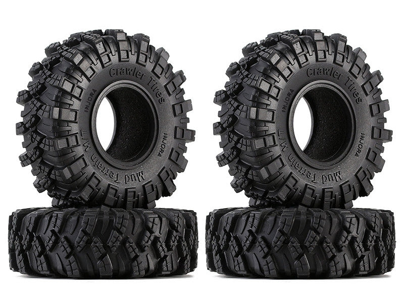 Injora 4 pneus 1.0 Kraken Claw Soft All Terrain Crawlers 1/18 1/24