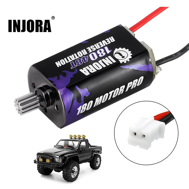 Moteur à charbon INJORA 180 48T avec pignon en acier pour HPI Venture 18 - INM20-48T - Breizh Modélisme.