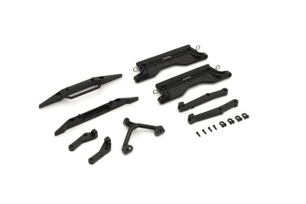 Pare-chocs et supports Kyosho Mini-Z 4X4 MX01 - MX011 - Breizh Modélisme.