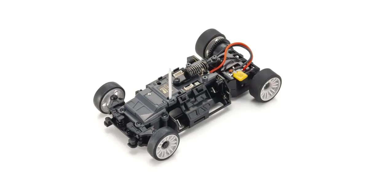 Kyosho Mini-Z MR04 RWD Corvette C8-R Gun Metal/Rouge (W-MM/KT531P) K.32356GMR - Breizh Modélisme.