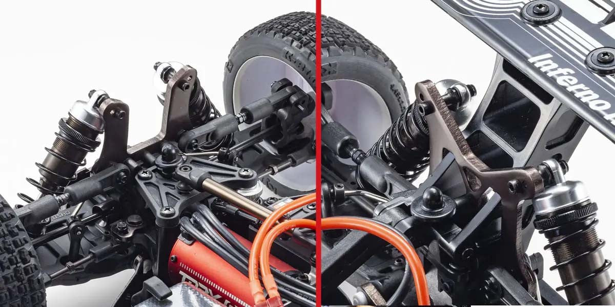Kyosho Inferno MP10e E Readyset RTR Buggy Brushless 1/8 - 34113T1 - Breizh Modélisme.