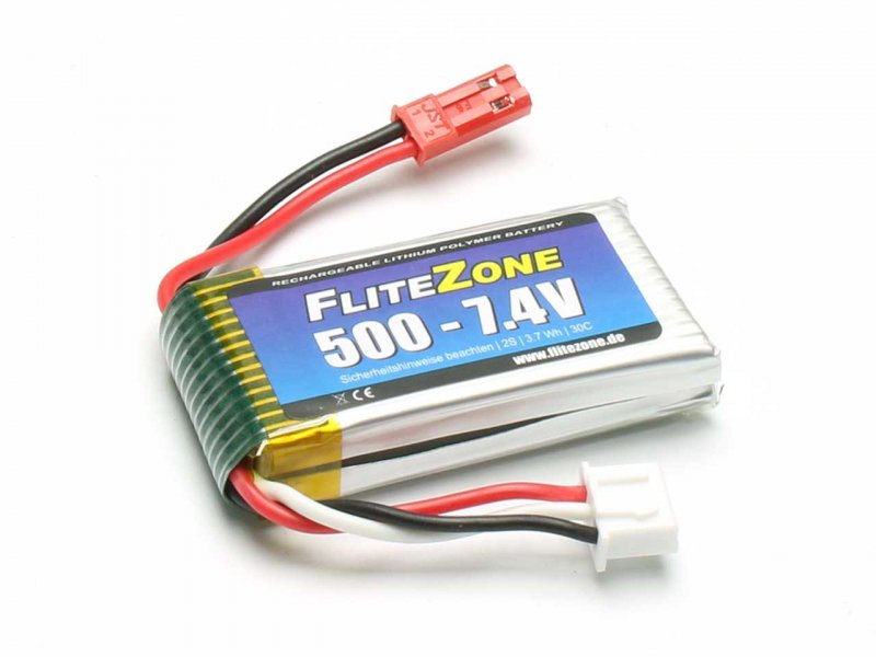 Batterie LiPo 2S 500mAh 7,4 V JST - 16445