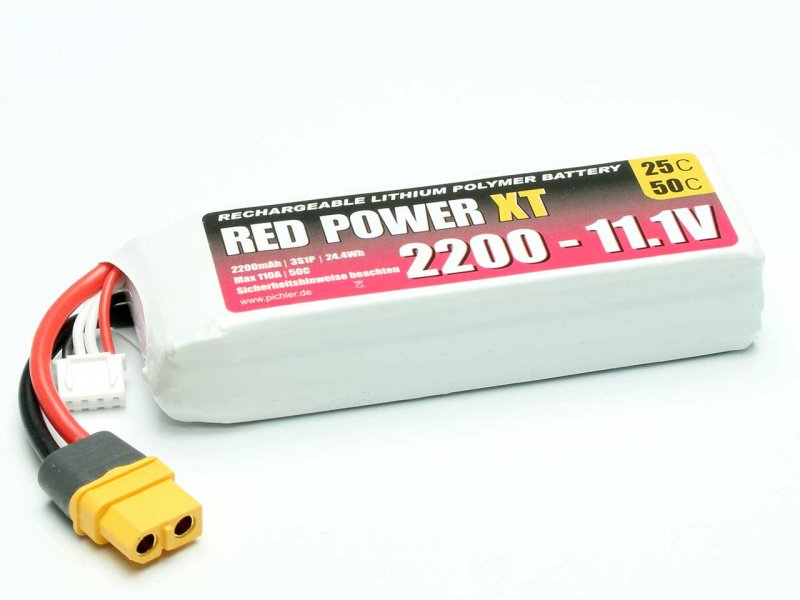 Accu LiPo RED Power XT 2200mAh 11,1V - 15419