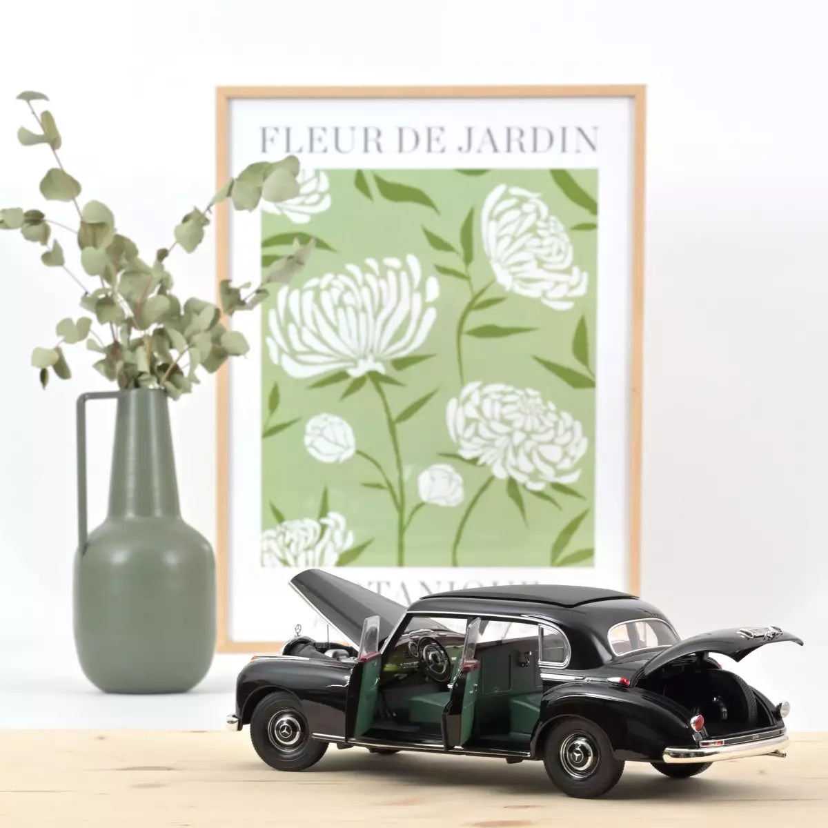 Voiture miniature collection 1/18 Mercedes-Benz 300 1955 Konrad Adenauer Norev 183707