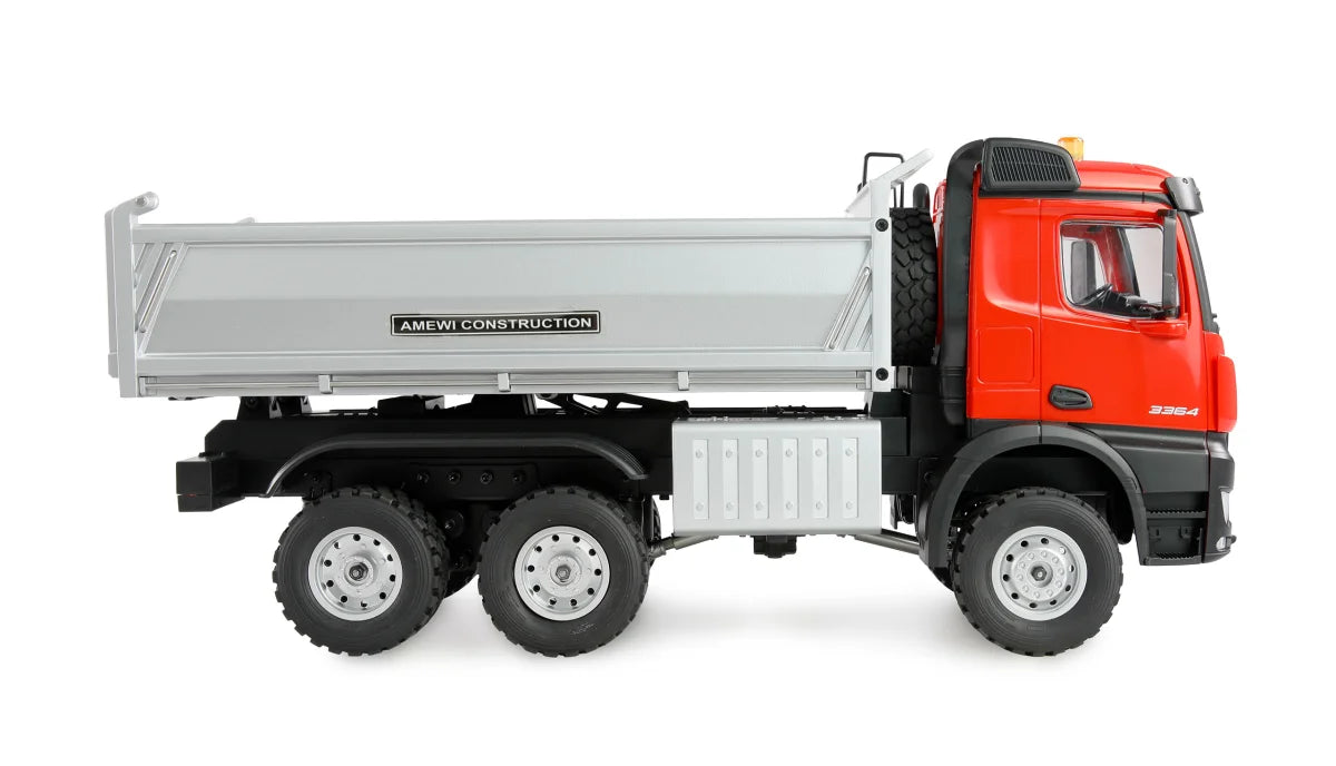 Camion RC Mercedes-Benz Arocs benne 6x6 RTR 1/14 rouge 22684