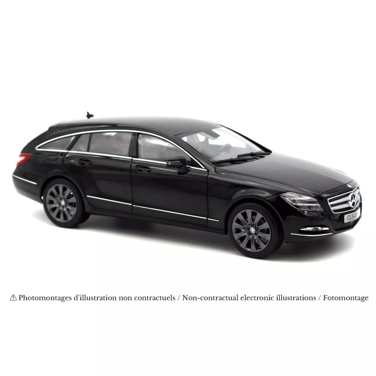 Voiture miniature collection 1/18 Mercedes-Benz CLS Shooting Brake 2011 Noir Obsidian métallisé Norev 183944