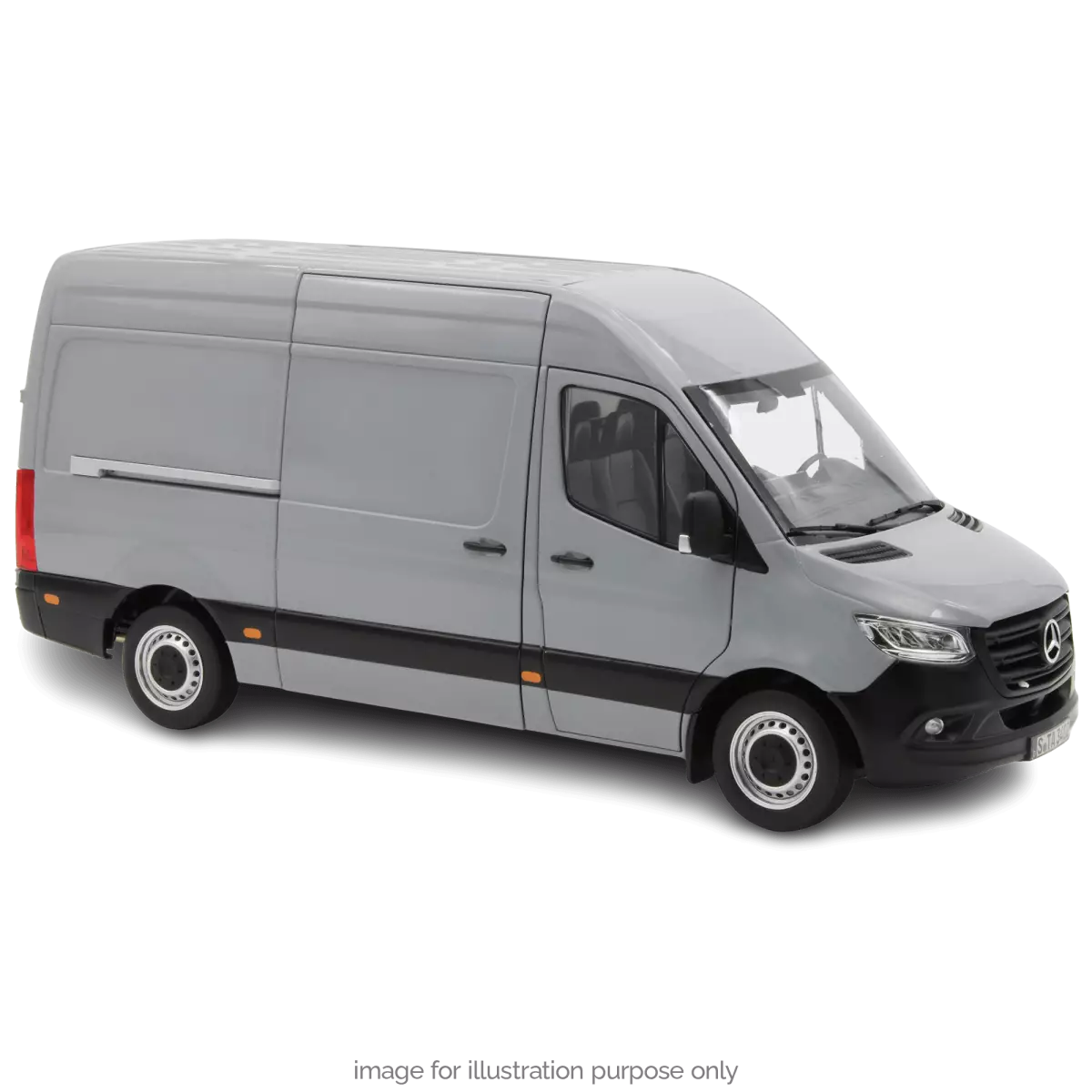 Voiture miniature collection 1/18 Mercedes-Benz Sprinter 2018 Gris Norev 183042