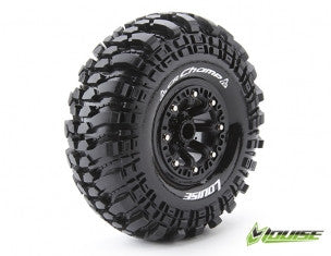 2 pneus et jantes Crawler 1/10 CR-CHAMP 2,2 - 3236VB - Breizh Modélisme.