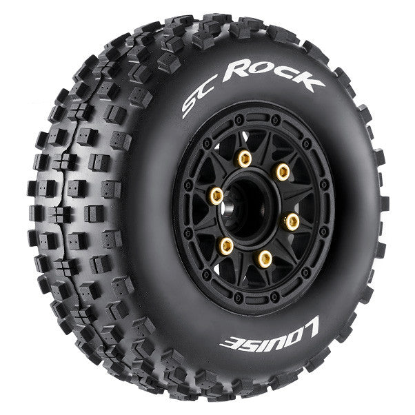2 Pneus et roues SC-ROCK soft (Hex amovible 4pcs) - LT3229SB