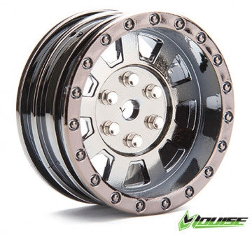 Jantes Crawler 1.9 noir chrome (2) - L-T3234BC - Breizh Modélisme.