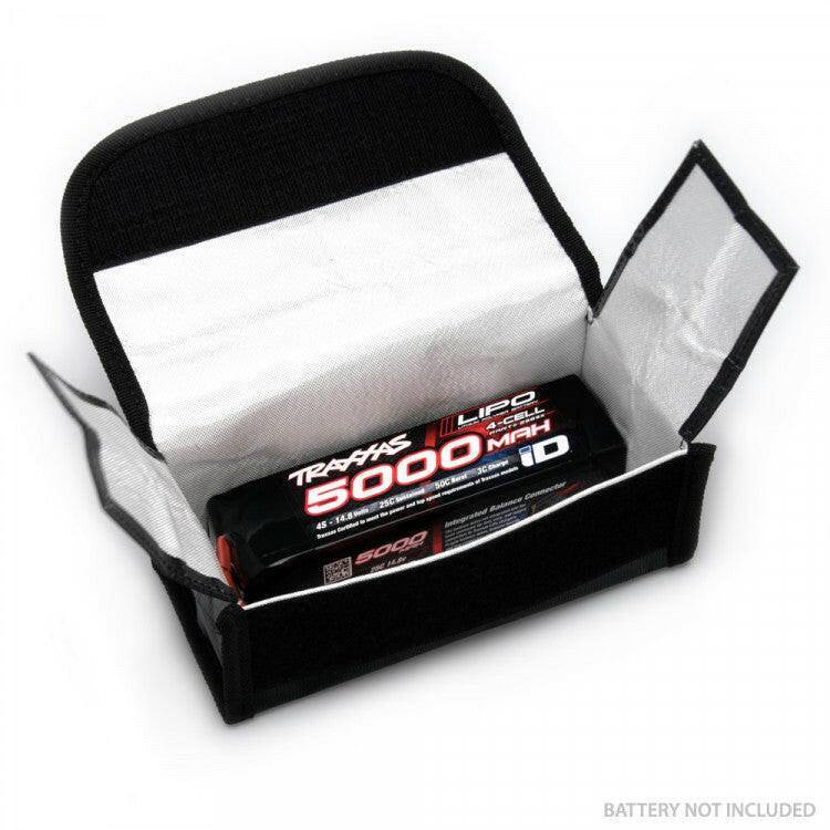 Sac de charge pour Batterie Lipo 185x75x60mm - Safe lipo bag - Breizh Modélisme.