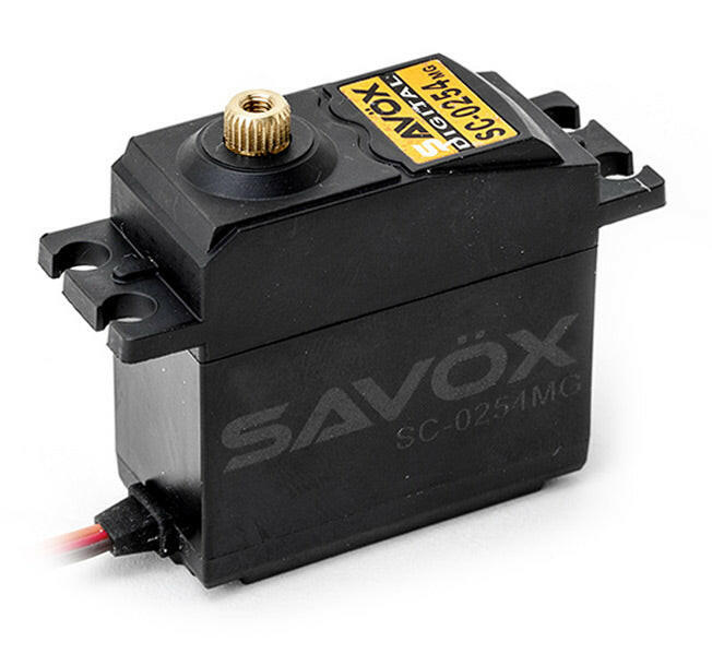 Servo Savox SC-0254MG Plus Standard Digital 7,2kg pour Voitures 1/10 - Breizh Modélisme.