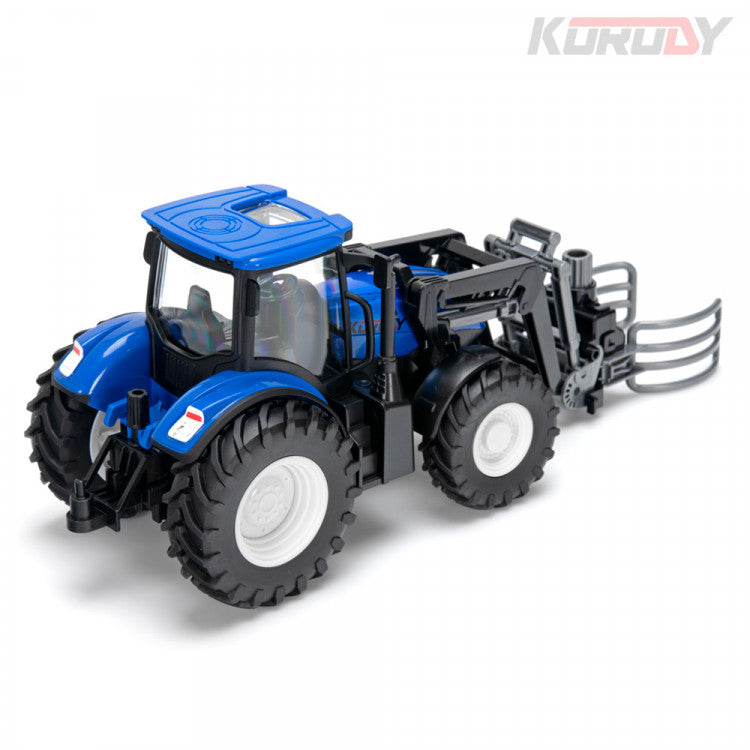 Tracteur jouet radiocommandé 1/24 avec pinces KO6634H - Breizh Modélisme.