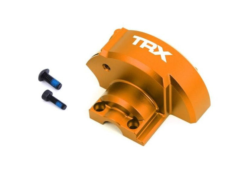Couvercle de transmission anodisé orange Traxxas 10287 - Breizh Modélisme.