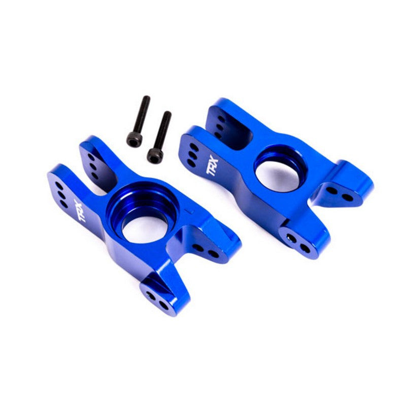 Fusée arrière G/D (x2) Alu anodisé bleu - Traxxas 9552X - Breizh Modélisme.