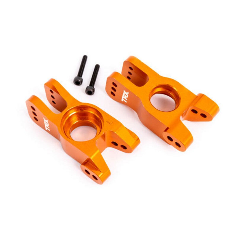 Fusée arrière G/D (x2) Alu anodisé orange - Traxxas 9552T - Breizh Modélisme.