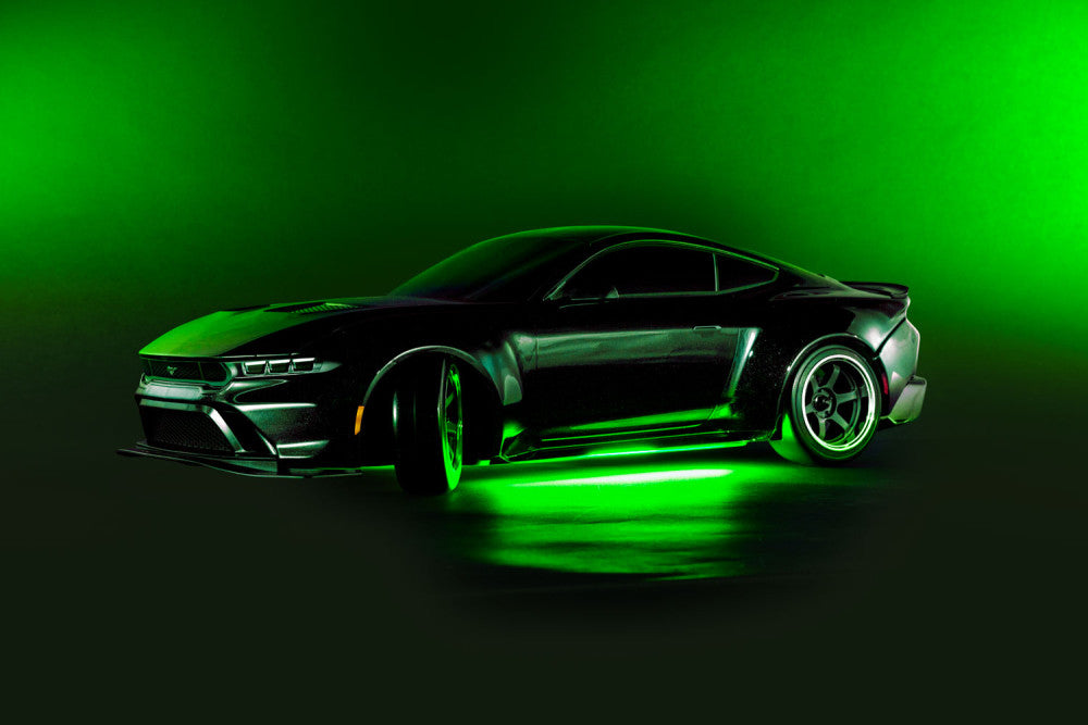 Kit d'éclairage LED pour bas de caisse vert 4-Tec - Traxxas 10590-GRN - Breizh Modélisme.