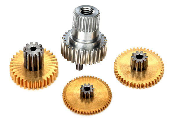Pignons de servos métal (pour servo étanche 2080/2080X) - Traxxas 2082X - Breizh Modélisme