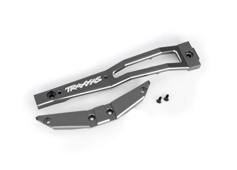 Renfort de chassis alu gris  Maxx Slash Traxxas - 10221 - Breizh Modélisme.