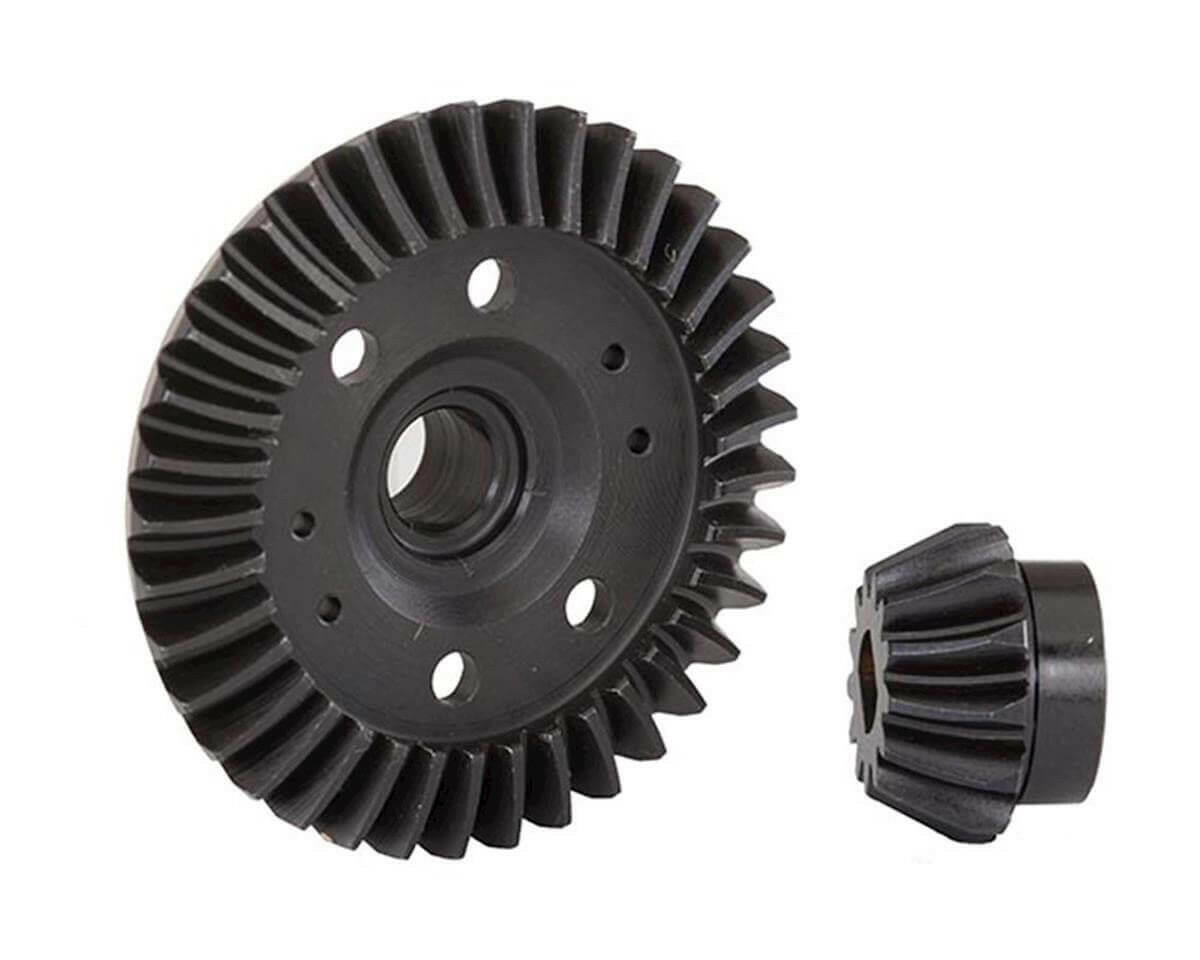 Traxxas 6879R Couronne de différentiel arrière et pignon d'attaque - Breizh Modélisme.
