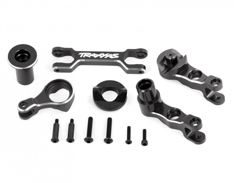 Traxxas 7746 Renvoi de servo en aluminium gris - Breizh Modélisme.
