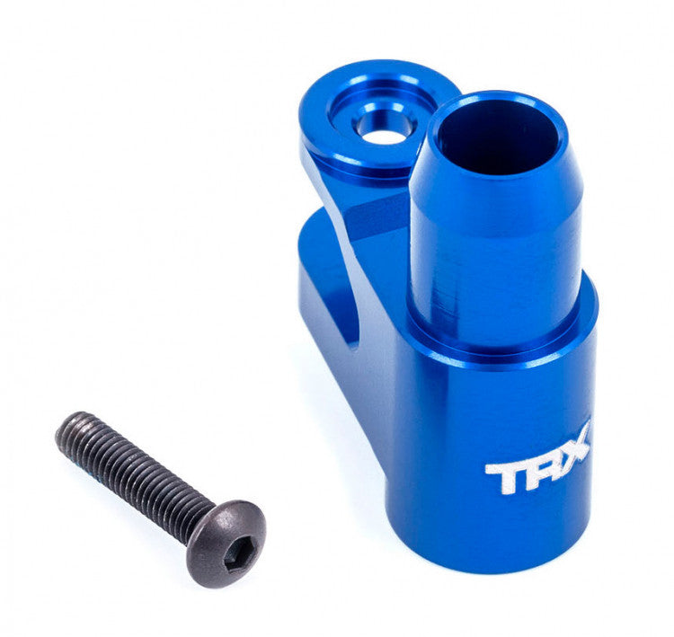 Traxxas 7747 Palonnier de servo de direction Alu bleu