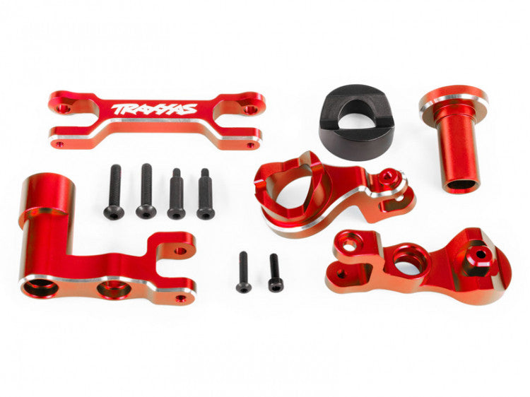 Traxxas 7843 Renvoi de servo en alu anodisé rouge - Breizh Modélisme.