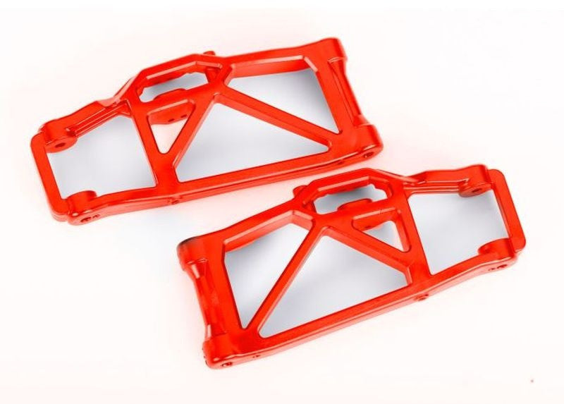 Triangles de suspension inferieur gauche et droit rouge (x2) 10230 - Breizh Modélisme.