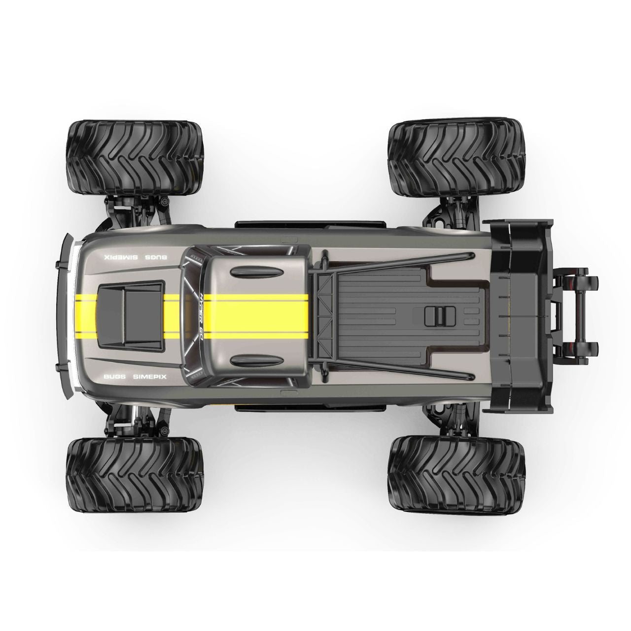 Monster truck brushless 4WD RTR MJX Hyper GO 10210 jaune 1/10