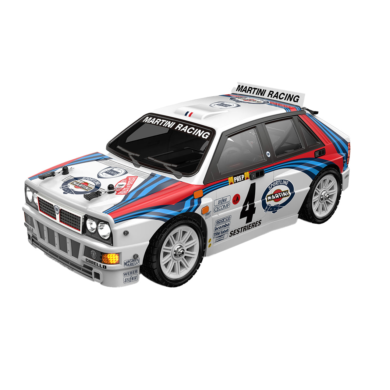 Voiture de rallye Lancia Delta 4WD RTR MJX Hyper GO 14302 1/14