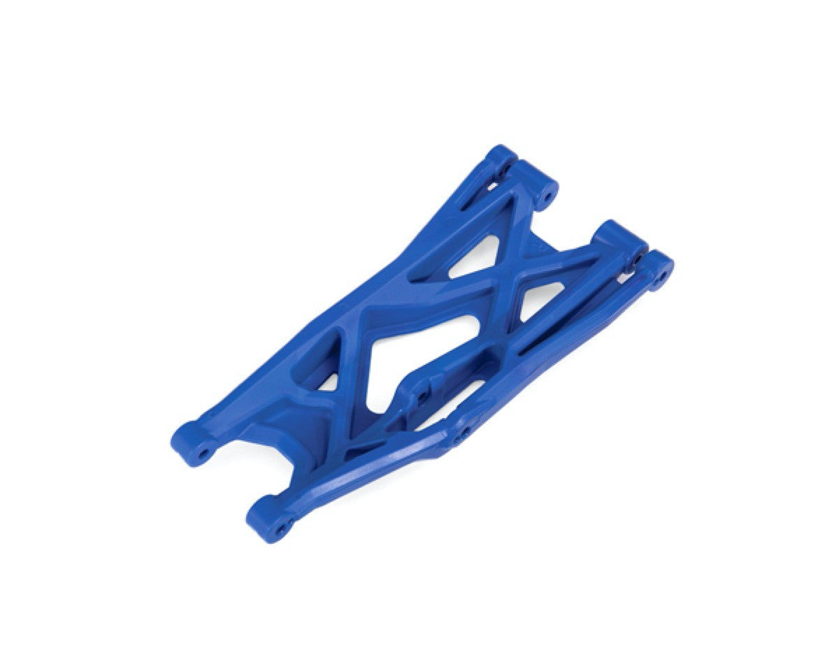 1 Triangle de suspension inférieur droit renforcés XMaxx - Traxxas 7830X Bleu - Breizh Modélisme