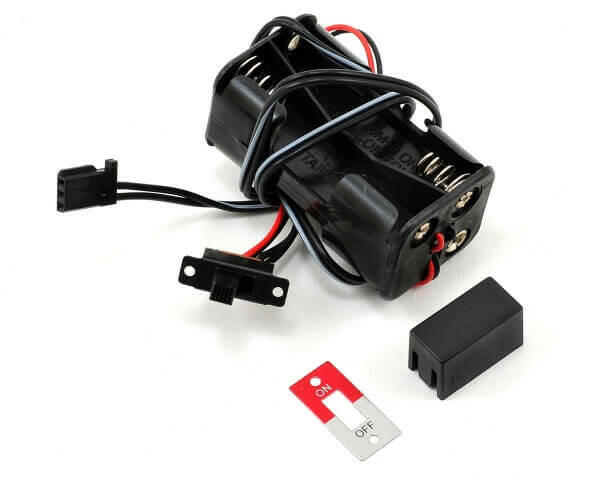 Battery holder, 4-cell /switch - Traxxas 3170X - Breizh Modélisme.