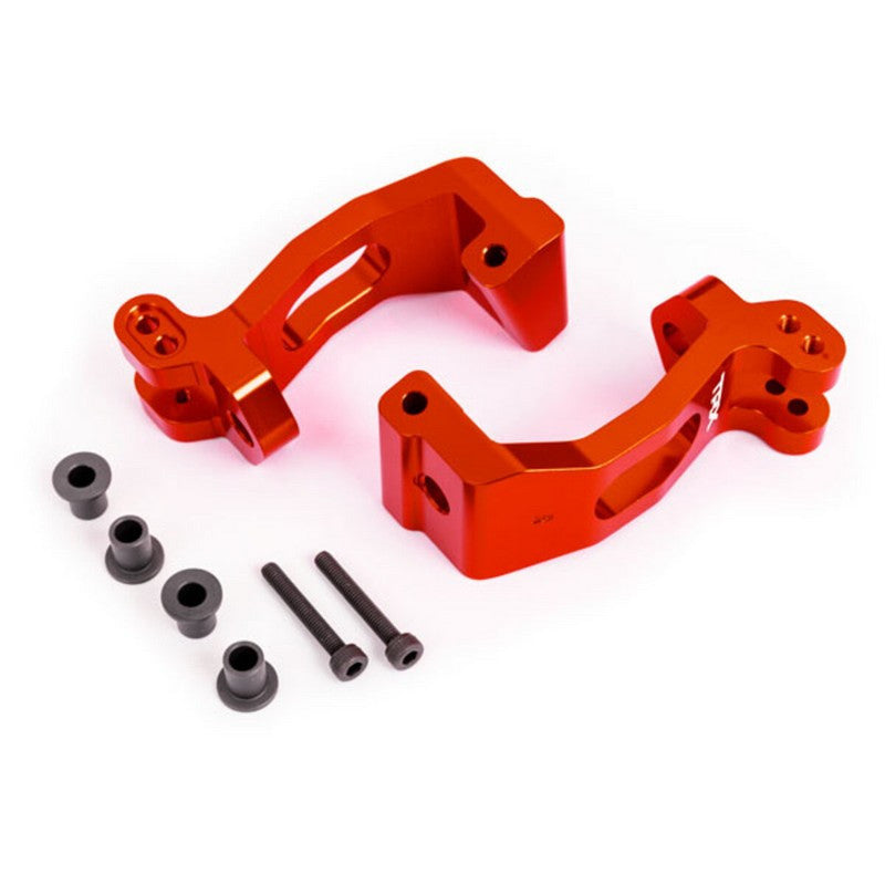 Etrier de fusées G/D (x2) Alu anodisé rouge - Traxxas 9532R - Breizh Modélisme.