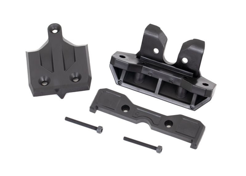 Pare-choc arrière + support - Traxxas sledge 9536 - Breizh Modélisme.