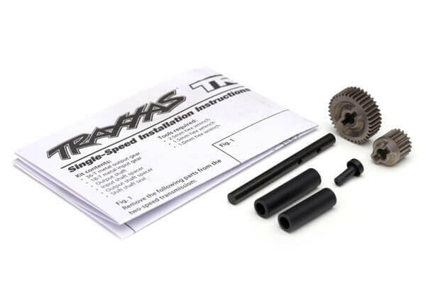 Pignons de transmission une seule vitesse métal - Traxxas 8296 - Breizh Modélisme.