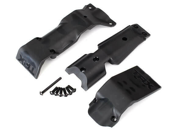 Plaques de protection avant et arrière (pour réf : 8629 et 8630) (2) - Traxxas 8637 - Breizh Modélisme.