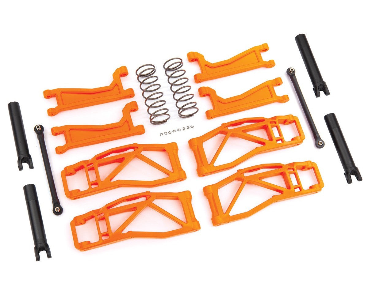 Set WideMaxx  Traxxas 8995T Kit de suspension large orange - Breizh Modélisme